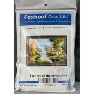 Foxhool ~ Scenery of the Cornucopia ~ Counted Cross Stitch ~ NEW ~